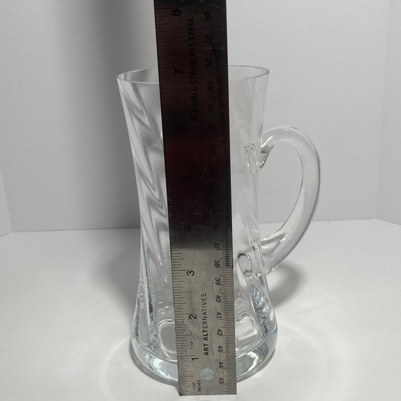 Crystal Beer Mugs Glasses vintage set of 4 - Picture 5 of 10